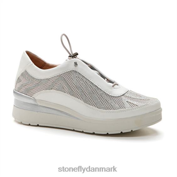 sko Stonefly creme 38 velour/s.nappa hvid/slim ZF84L103 Kvinder