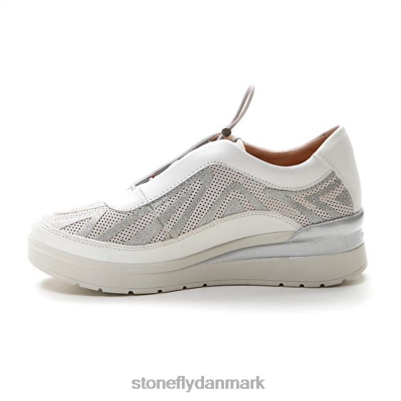 sko Stonefly creme 38 velour/s.nappa hvid/slim ZF84L103 Kvinder