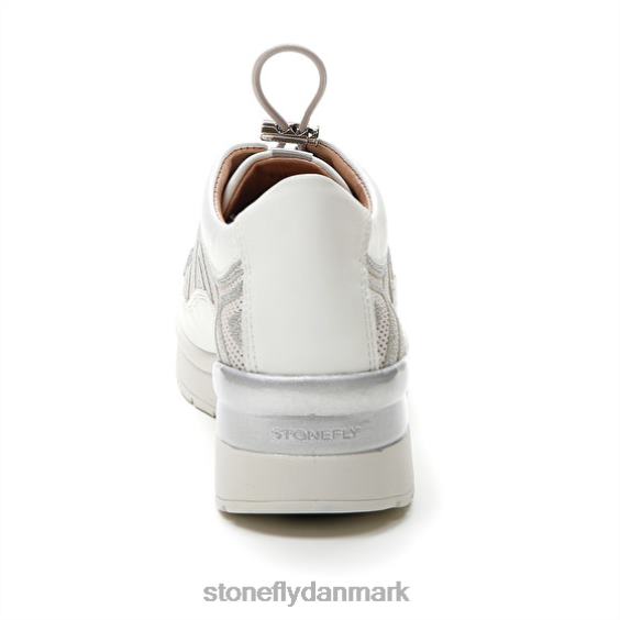 sko Stonefly creme 38 velour/s.nappa hvid/slim ZF84L103 Kvinder