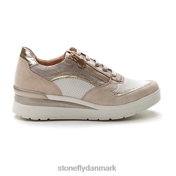 sko Stonefly creme 40 velour/tekstil/lamineret lth ged brun ZF84L85 Kvinder