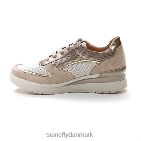 sko Stonefly creme 40 velour/tekstil/lamineret lth ged brun ZF84L85 Kvinder