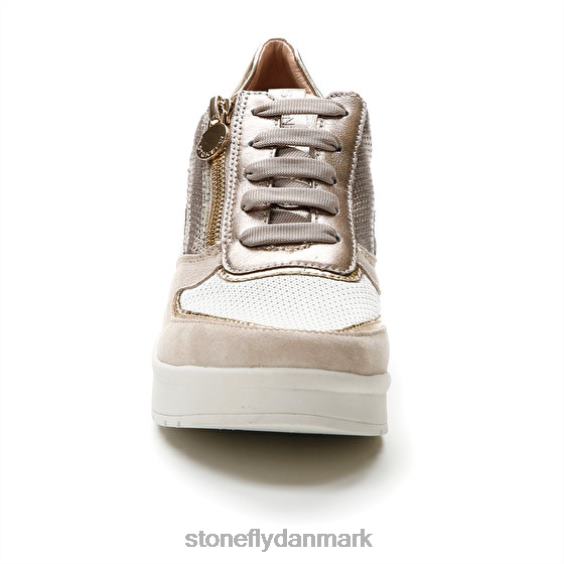 sko Stonefly creme 40 velour/tekstil/lamineret lth ged brun ZF84L85 Kvinder