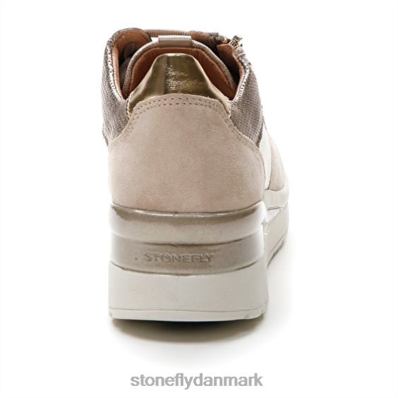 sko Stonefly creme 40 velour/tekstil/lamineret lth ged brun ZF84L85 Kvinder