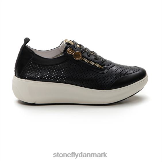 sko Stonefly rock 25 nappa lth sort ZF84L92 Kvinder
