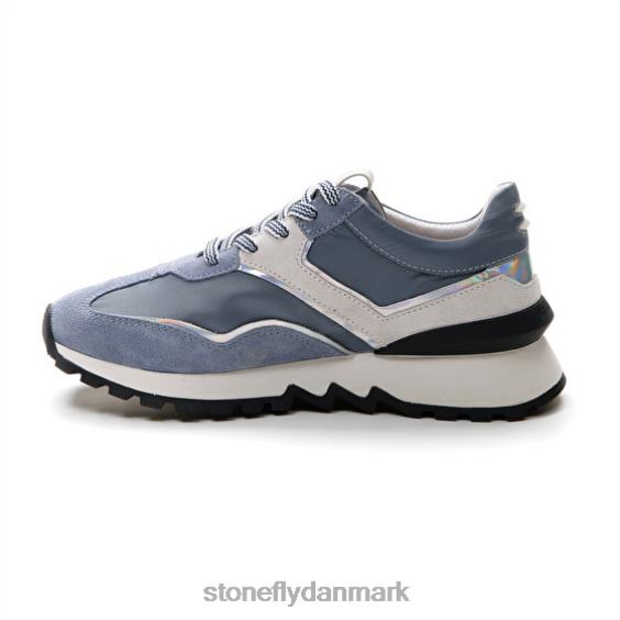 sko Stonefly simpelthen dame 4 velour/tekstil blå ZF84L38 Kvinder