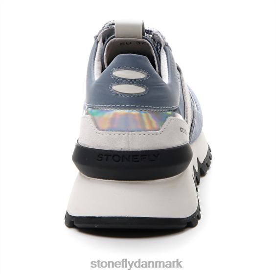 sko Stonefly simpelthen dame 4 velour/tekstil blå ZF84L38 Kvinder