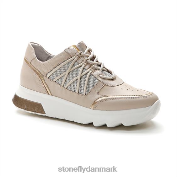 sko Stonefly spock 34 nappa th/tekstil lys kaki ZF84L57 Kvinder