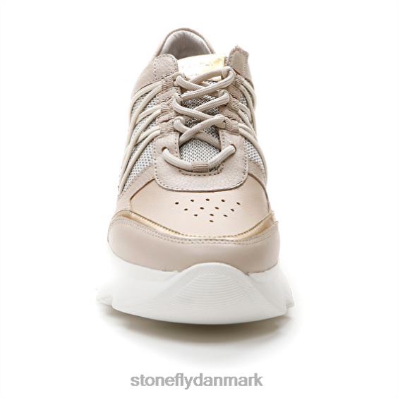 sko Stonefly spock 34 nappa th/tekstil lys kaki ZF84L57 Kvinder