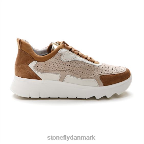 sko Stonefly spock 36 velour kaki ZF84L55 Kvinder