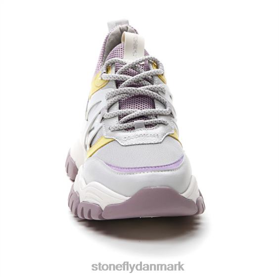 sko Stonefly twiggy 1 tekstil/nappa lth lilla/gul ZF84L59 Kvinder