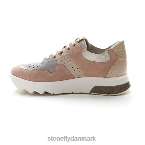 sko Stonefly spock 24 velour grå pink ZF84L62 Mænd