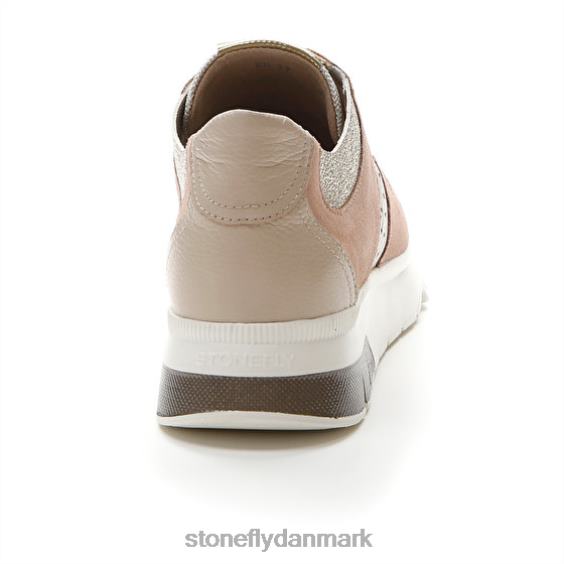 sko Stonefly spock 24 velour grå pink ZF84L62 Mænd